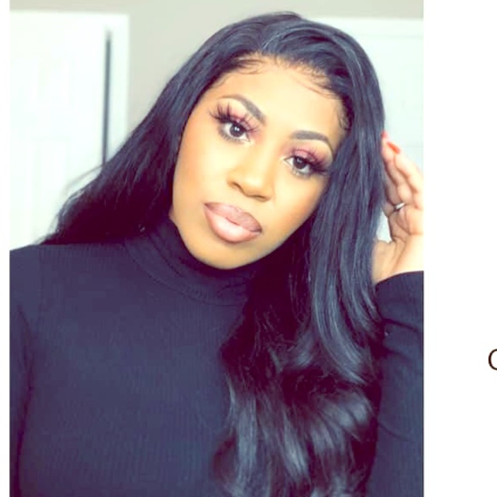 Natural lace frontal